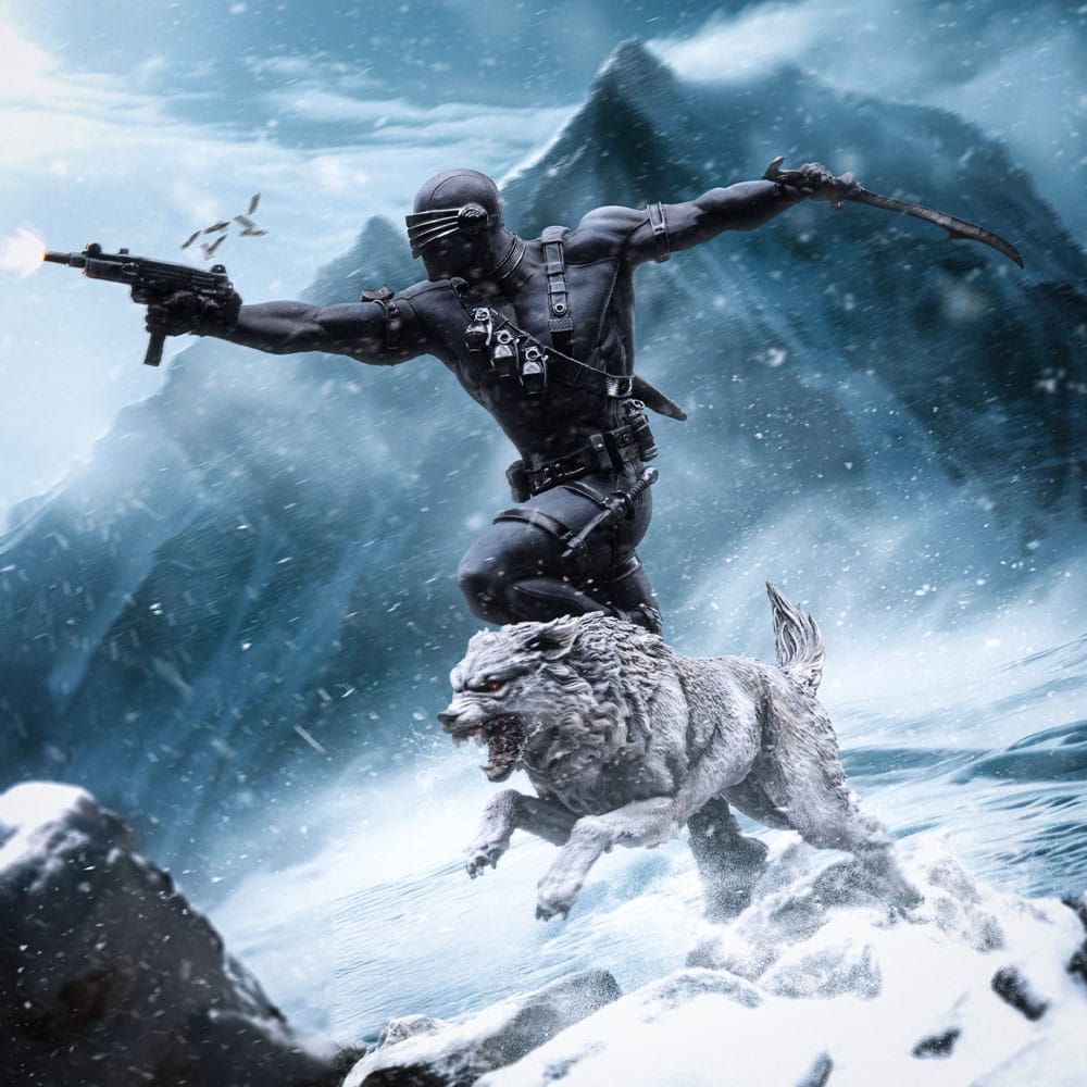 GI Joe Art Scale Statue Snake Eyes Iron Studios