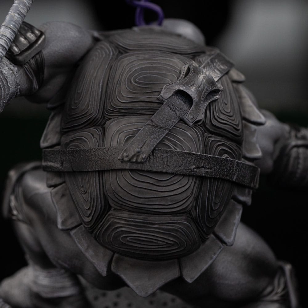 Teenage Mutant Ninja Turtles Art Scale Statue Donatello Black and White Variant heo exclusive Iron Studios