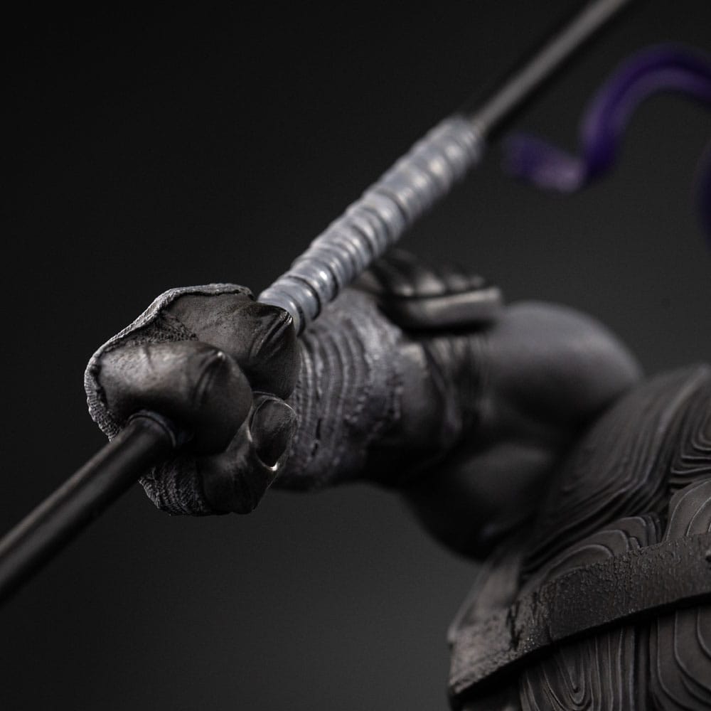 Teenage Mutant Ninja Turtles Art Scale Statue Donatello Black and White Variant heo exclusive Iron Studios