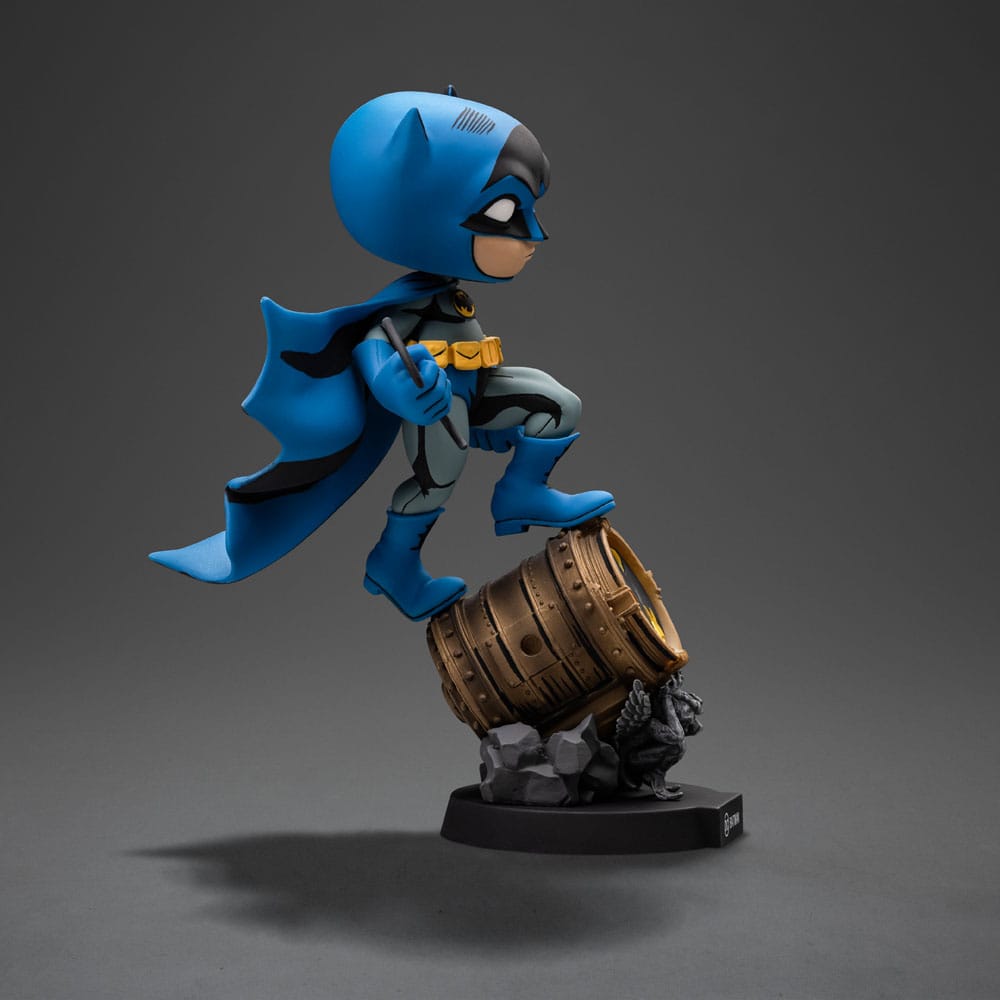 Batman Mini Co. Batman on Bat Signal Blue Variant Iron Studios