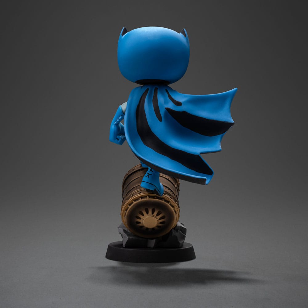 Batman Mini Co. Batman on Bat Signal Blue Variant Iron Studios