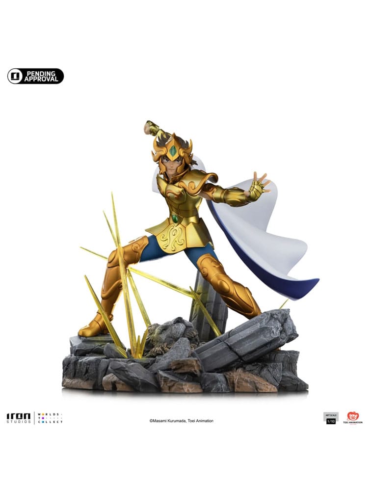 Saint Seiya Art Scale Statue Leo Aiolia Iron Studios