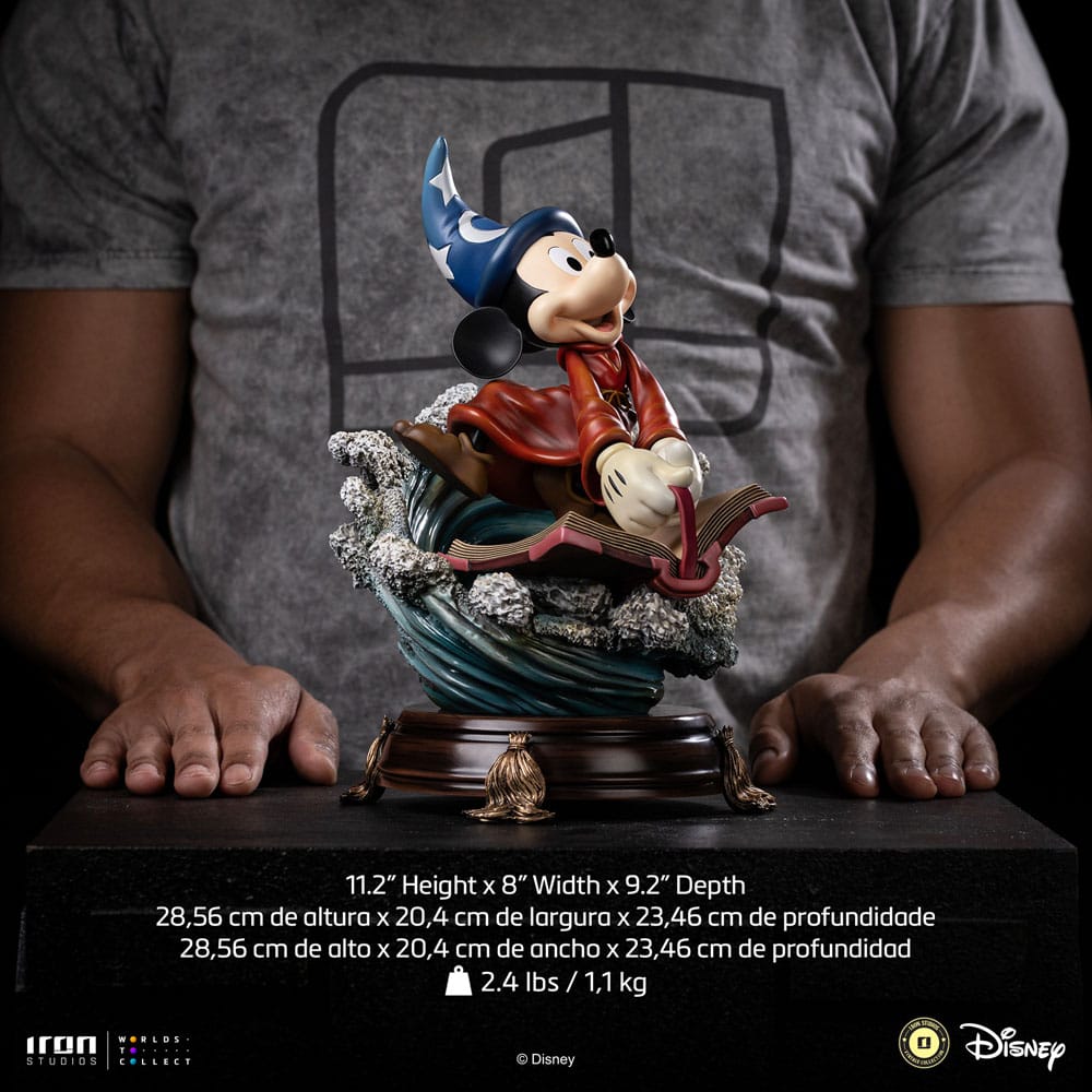 Disney Classics Vintage Collection Deluxe Art Scale Statue Sorcerer Mickey Iron Studios