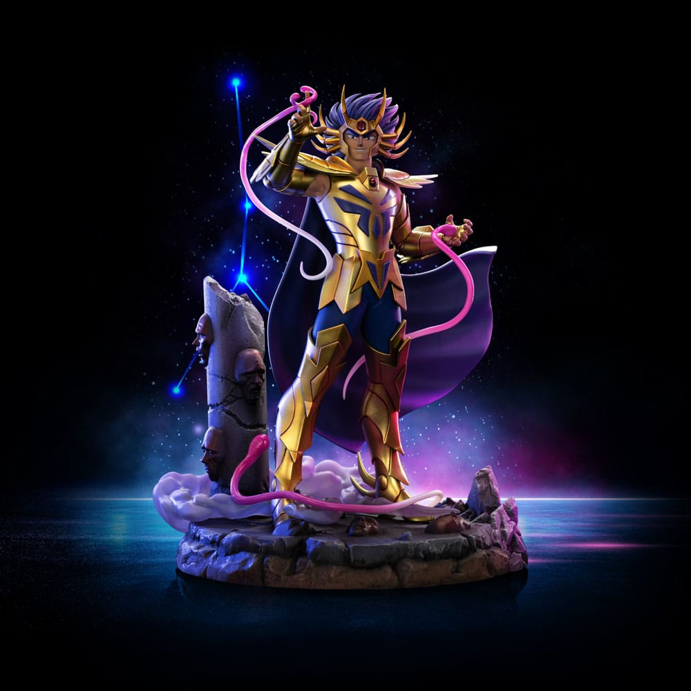 Saint Seiya Art Scale Statue TCancer Deathmask Iron Studios