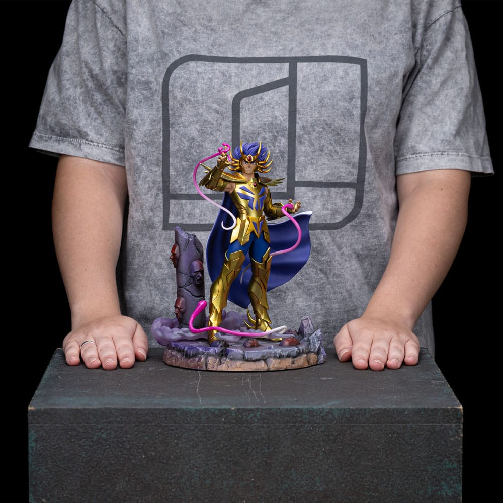 Saint Seiya Art Scale Statue TCancer Deathmask Iron Studios