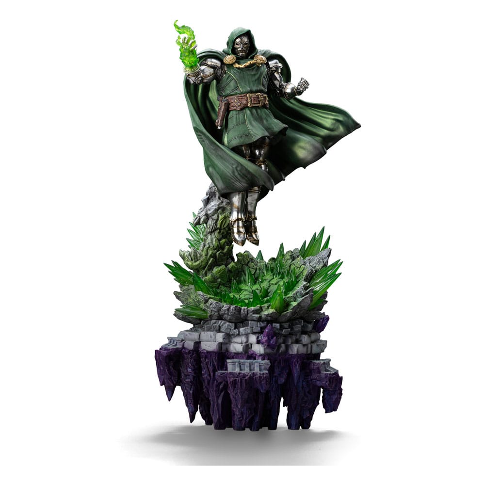 The Infinity Gauntlet Marvel Legends Diorama Statue Doctor Doom Deluxe Edition Iron Studios