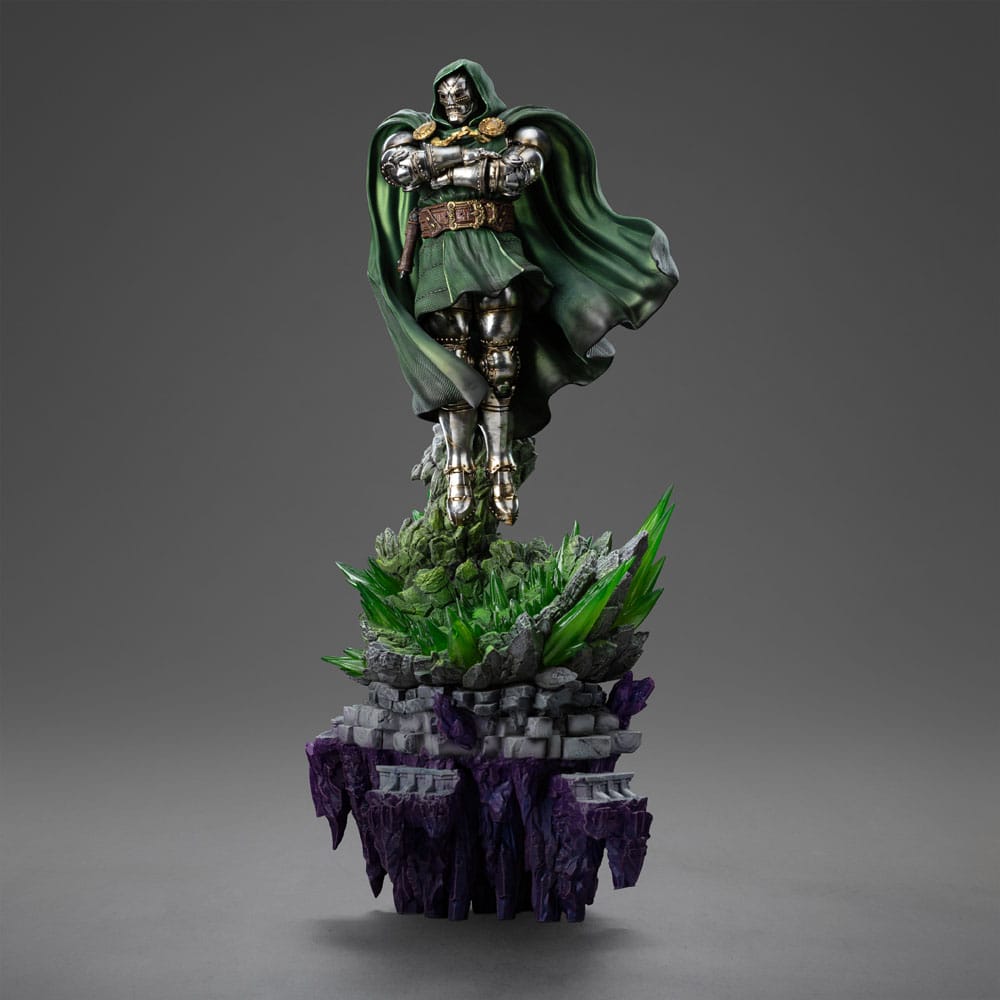 The Infinity Gauntlet Marvel Legends Diorama Statue Doctor Doom Deluxe Edition Iron Studios
