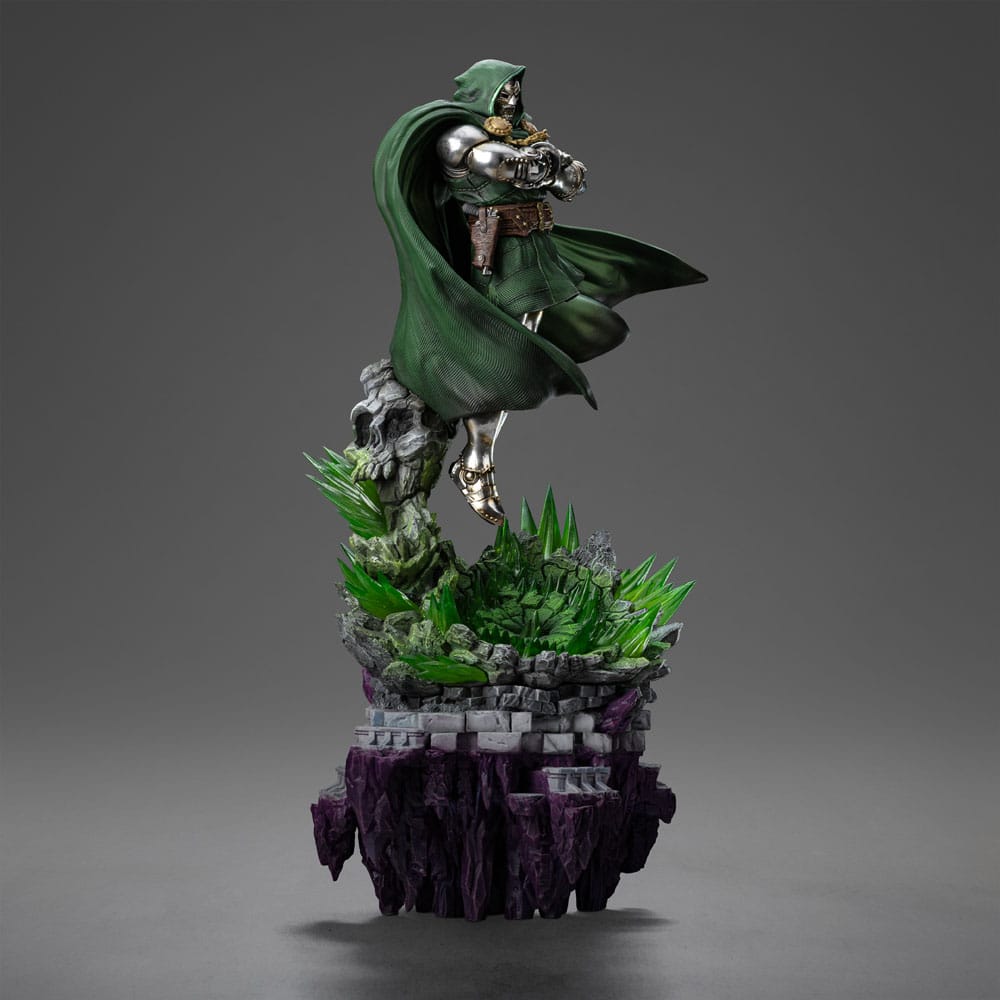 The Infinity Gauntlet Marvel Legends Diorama Statue Doctor Doom Deluxe Edition Iron Studios