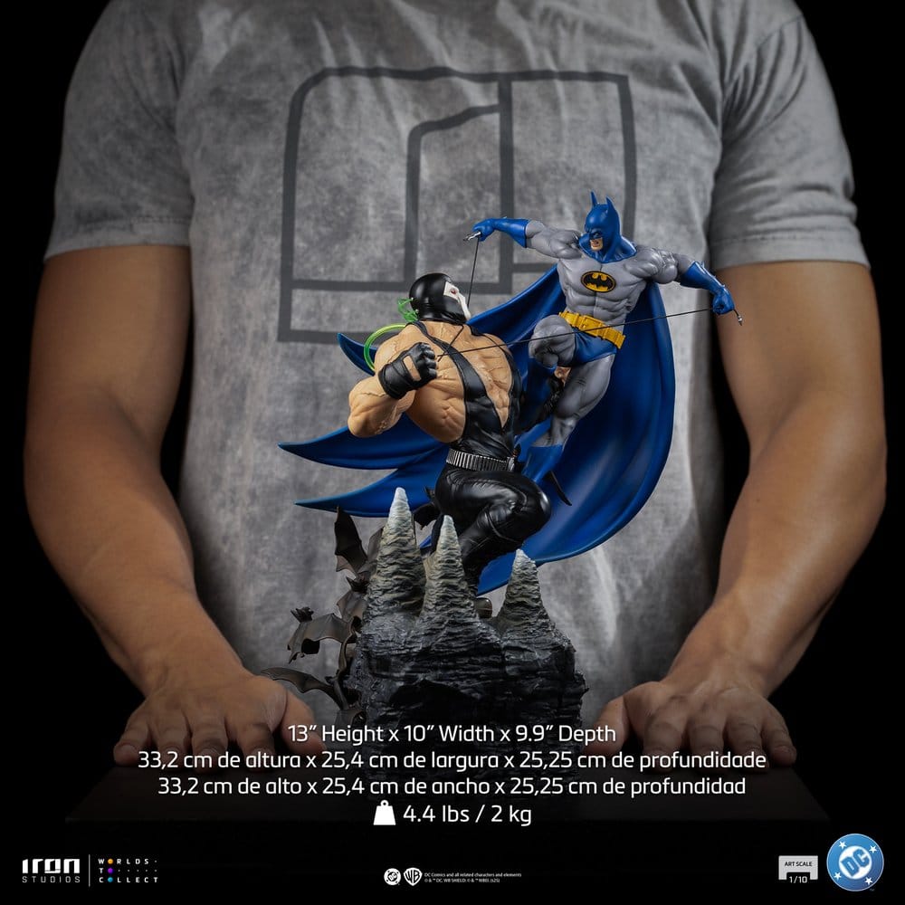 DC Comics Diorama Batman vs Bane Iron Studios