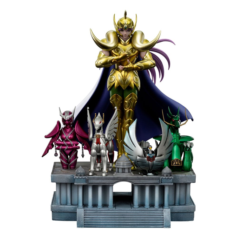 Saint Seiya Art Scale Statue Aries Mu Deluxe Iron Studios