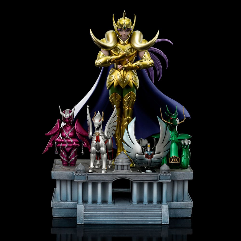 Saint Seiya Art Scale Statue Aries Mu Deluxe Iron Studios