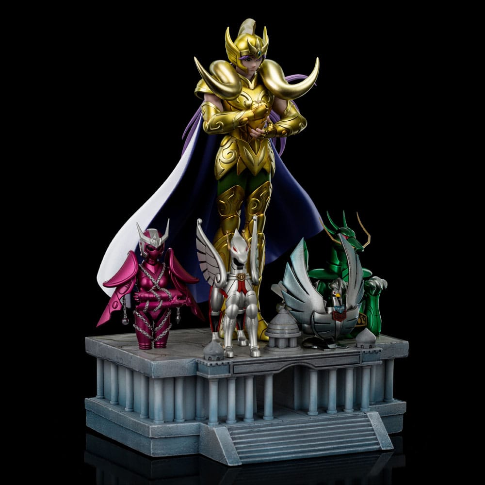Saint Seiya Art Scale Statue Aries Mu Deluxe Iron Studios