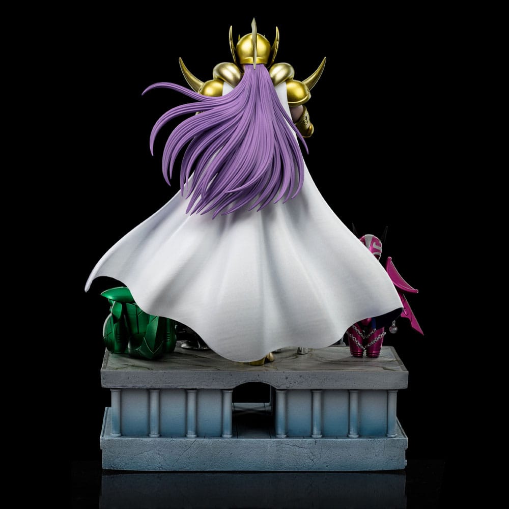 Saint Seiya Art Scale Statue Aries Mu Deluxe Iron Studios
