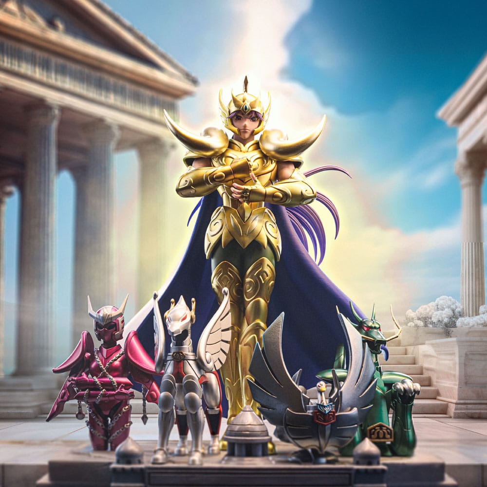 Saint Seiya Art Scale Statue Aries Mu Deluxe Iron Studios