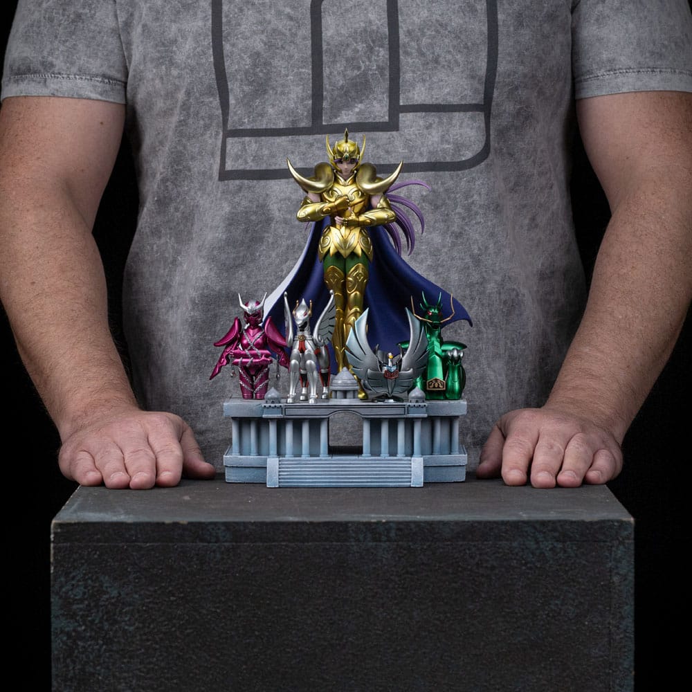Saint Seiya Art Scale Statue Aries Mu Deluxe Iron Studios