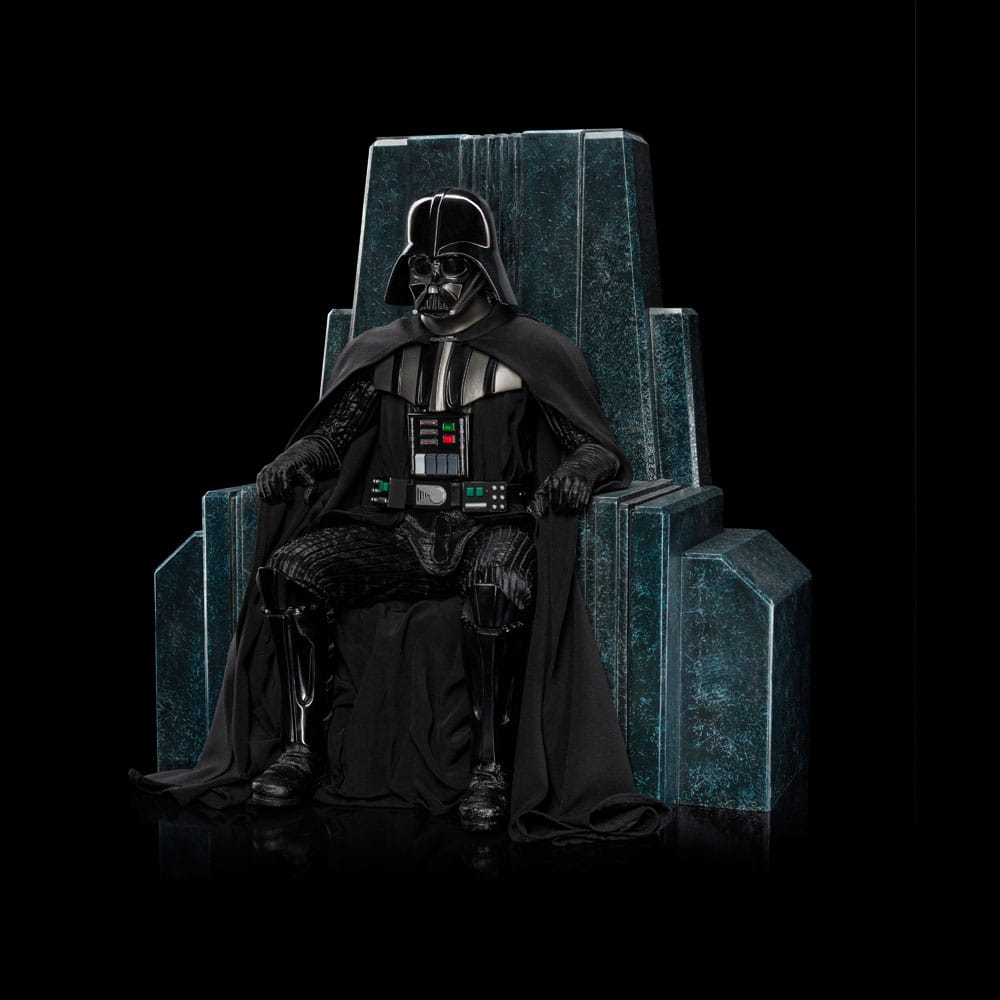 Star Wars Art Scale Statue Darth Vader on Throne Iron Studios