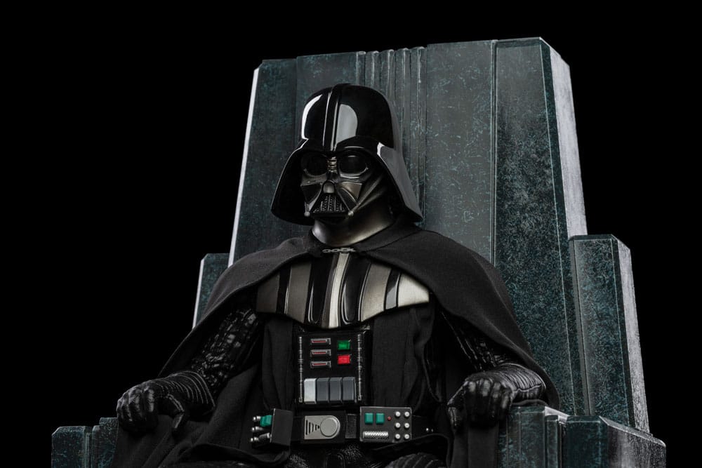 Star Wars Art Scale Statue Darth Vader on Throne Iron Studios