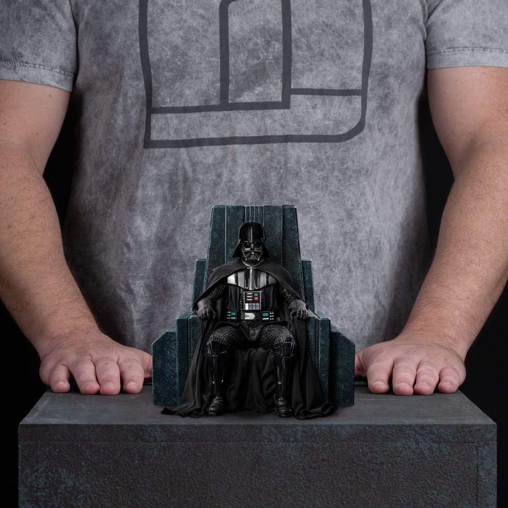 Star Wars Art Scale Statue Darth Vader on Throne Iron Studios