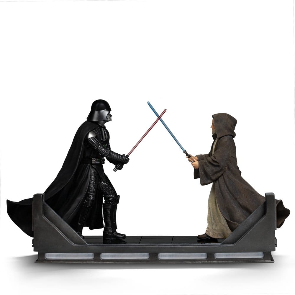 Star Wars Deluxe Art Scale Statue Darth Vader Vs Obi Wan Kenobi CCXP Exclusive 2025 Iron Studios