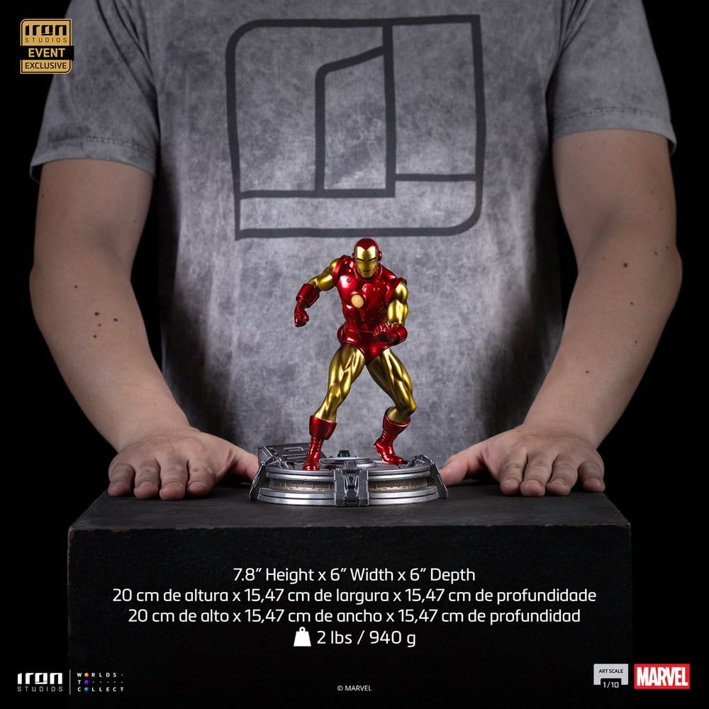 Marvel Art Scale Statue Iron Man CCXP Exclusive 2025 Iron Studios