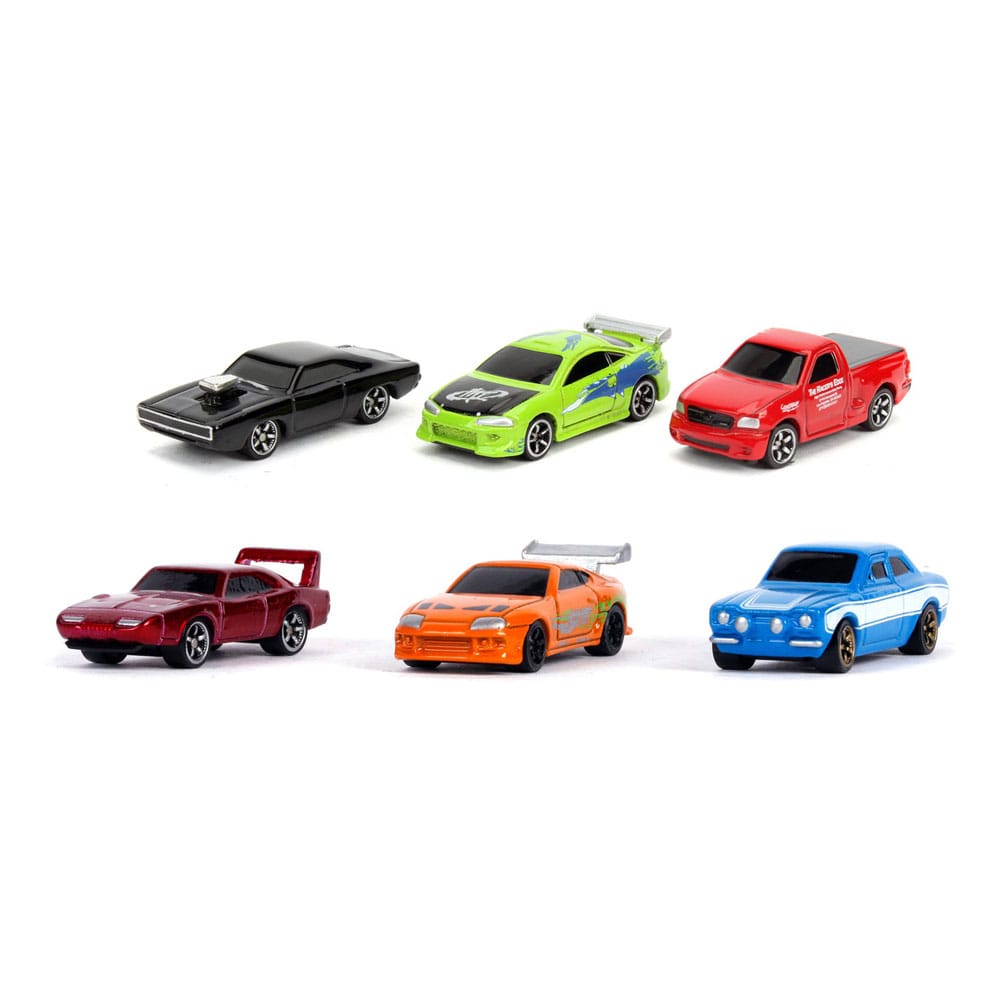 Fast & Furious Nano Hollywood Cars Diecast Mini Cars Display 24 Jada Toys