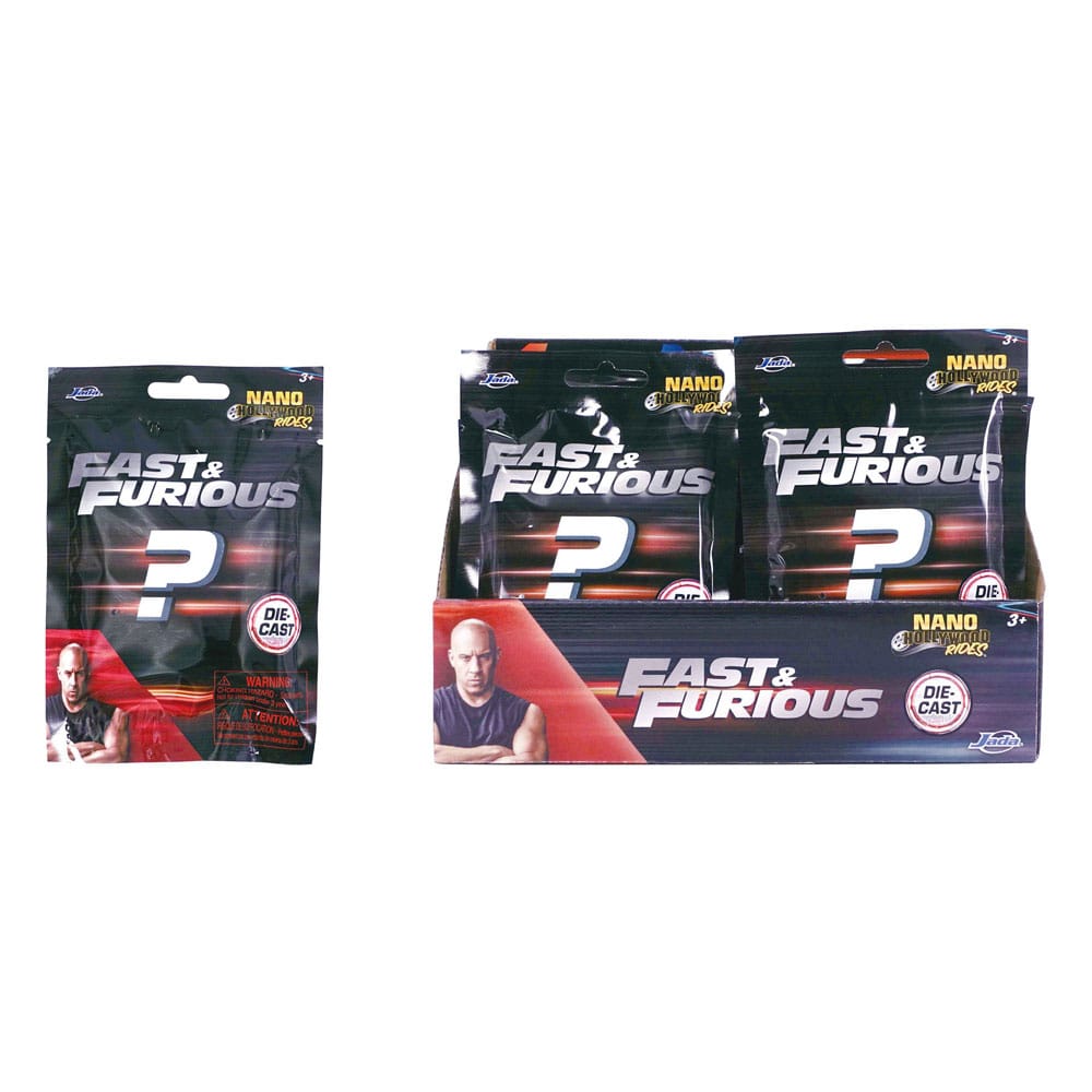 Fast & Furious Nano Hollywood Cars Diecast Mini Cars Display 24 Jada Toys
