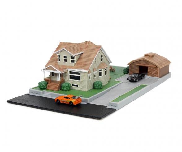 Fast & Furious Nano Metalfigs Nano Scene Dom's House Jada Toys