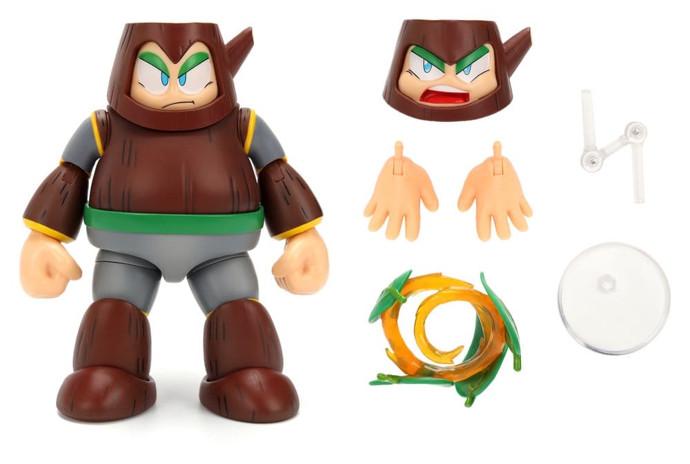 Mega Man Action Figure Wood Man Jada Toys