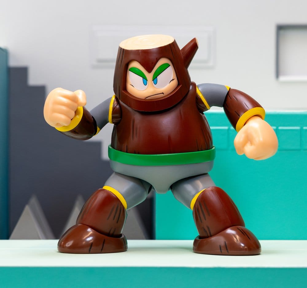 Mega Man Action Figure Wood Man Jada Toys