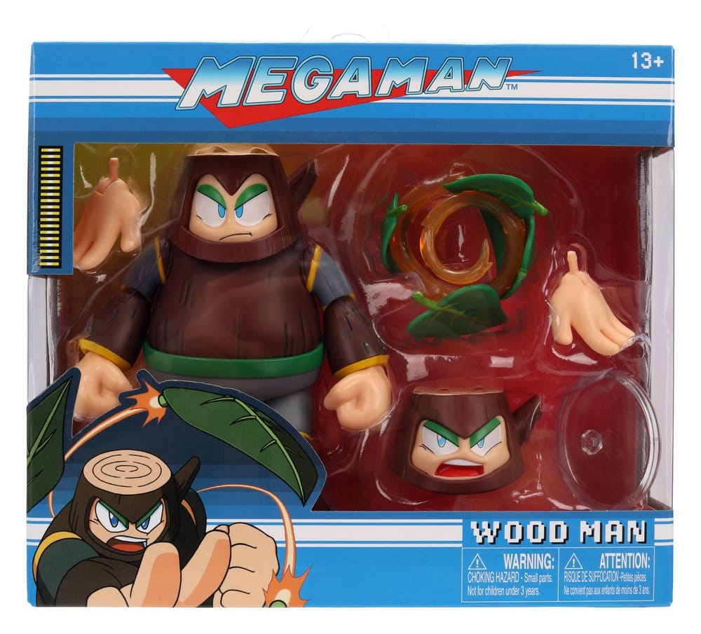 Mega Man Action Figure Wood Man Jada Toys