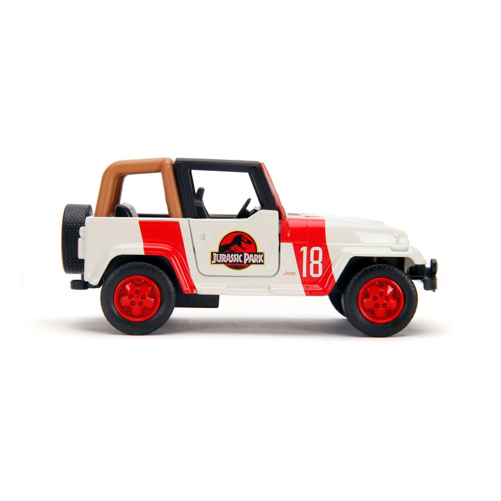 Jurassic World Diecast Model 1/32 Jeep Wrangler Jada Toys