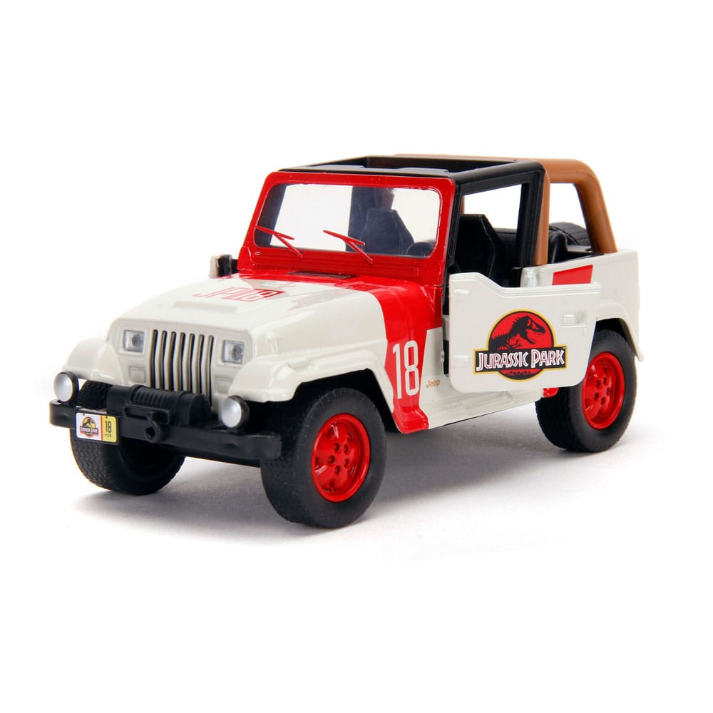 Jurassic World Diecast Model 1/32 Jeep Wrangler Jada Toys