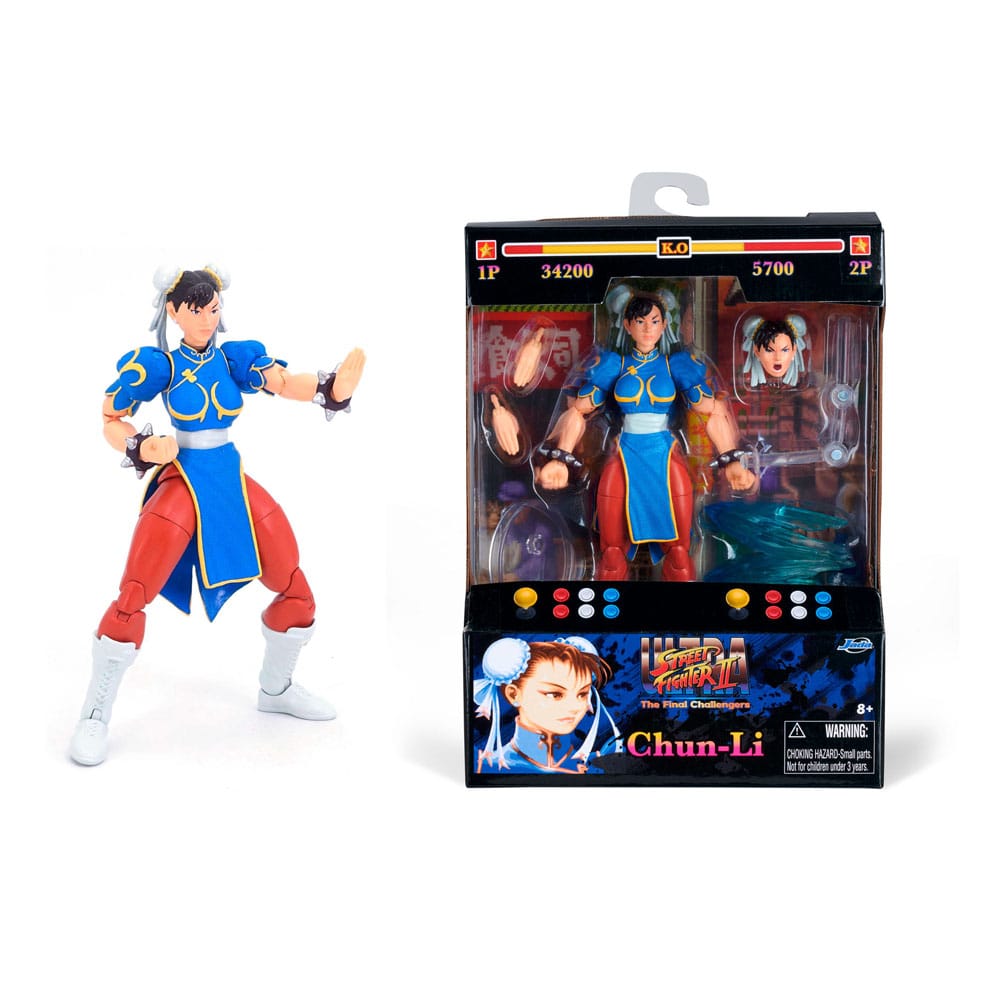 Ultra Street Fighter II The Final Challengers Action Figure 1/12 Chun Li Jada Toys