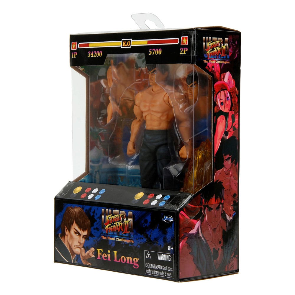 Ultra Street Fighter II The Final Challengers Action Figure 1/12 Fei Long Jada Toys