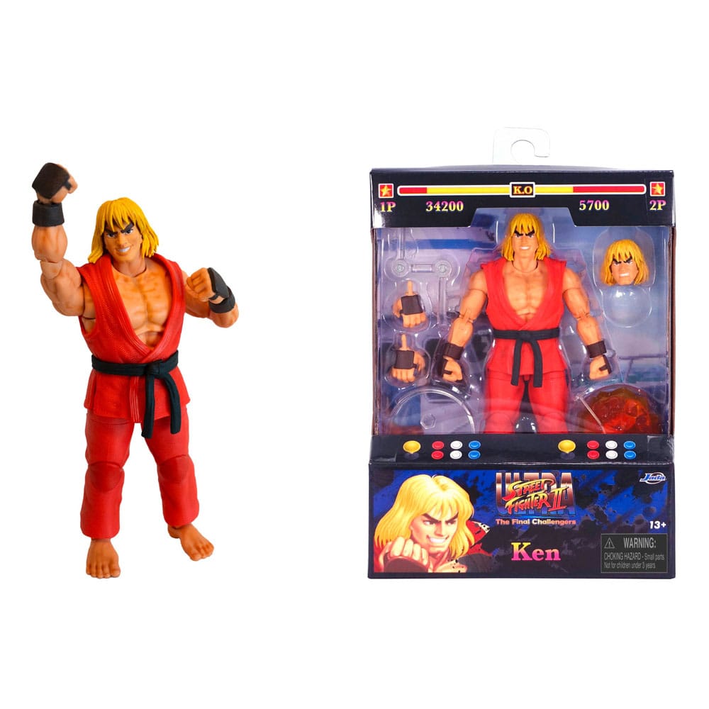 Ultra Street Fighter II The Final Challengers Action Figure 1/12 Ken Jada Toys