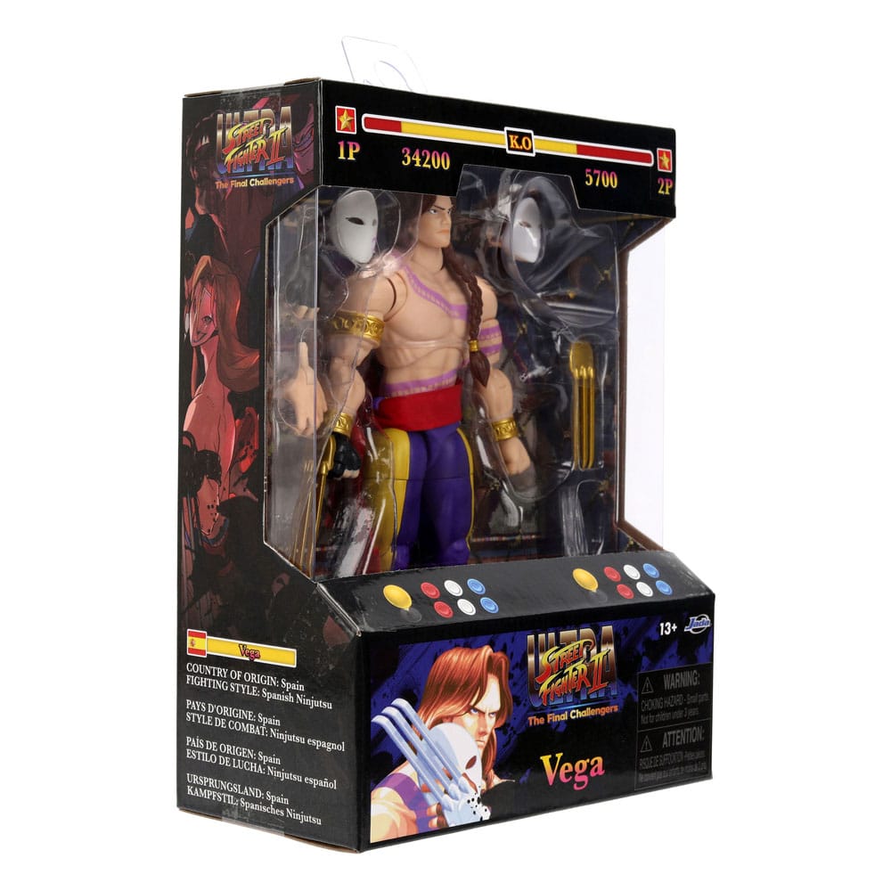 Ultra Street Fighter II The Final Challengers Action Figure 1/12 Vega Jada Toys