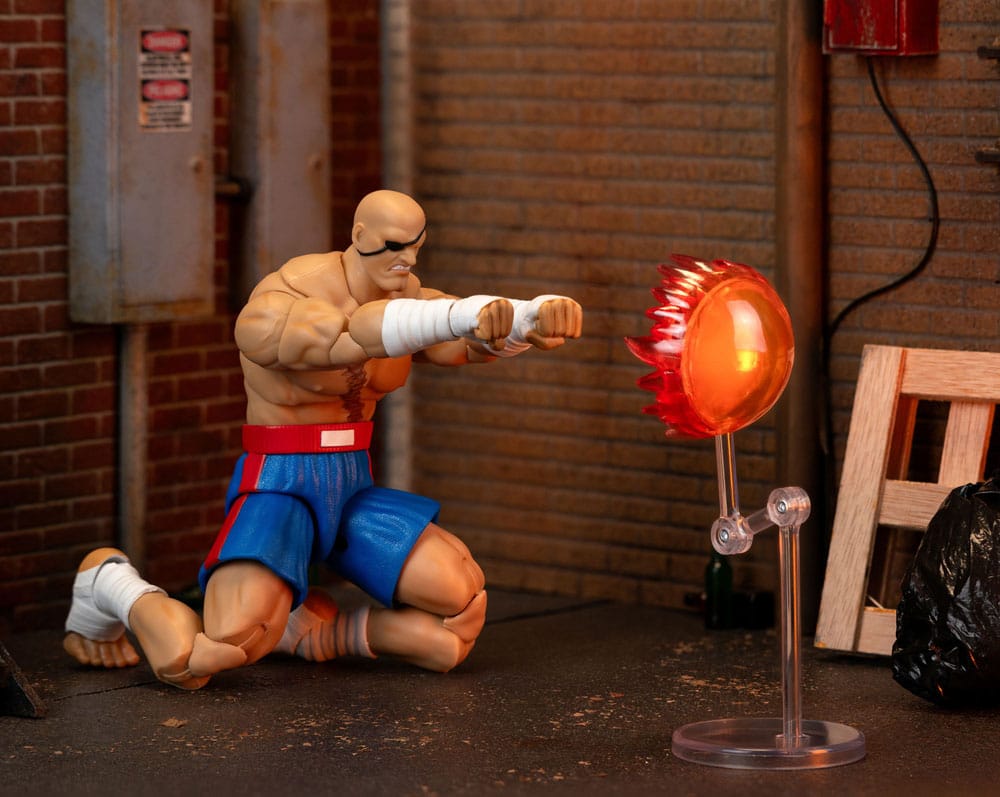 Ultra Street Fighter II The Final Challengers Action Figure 1/12 Sagat Jada Toys