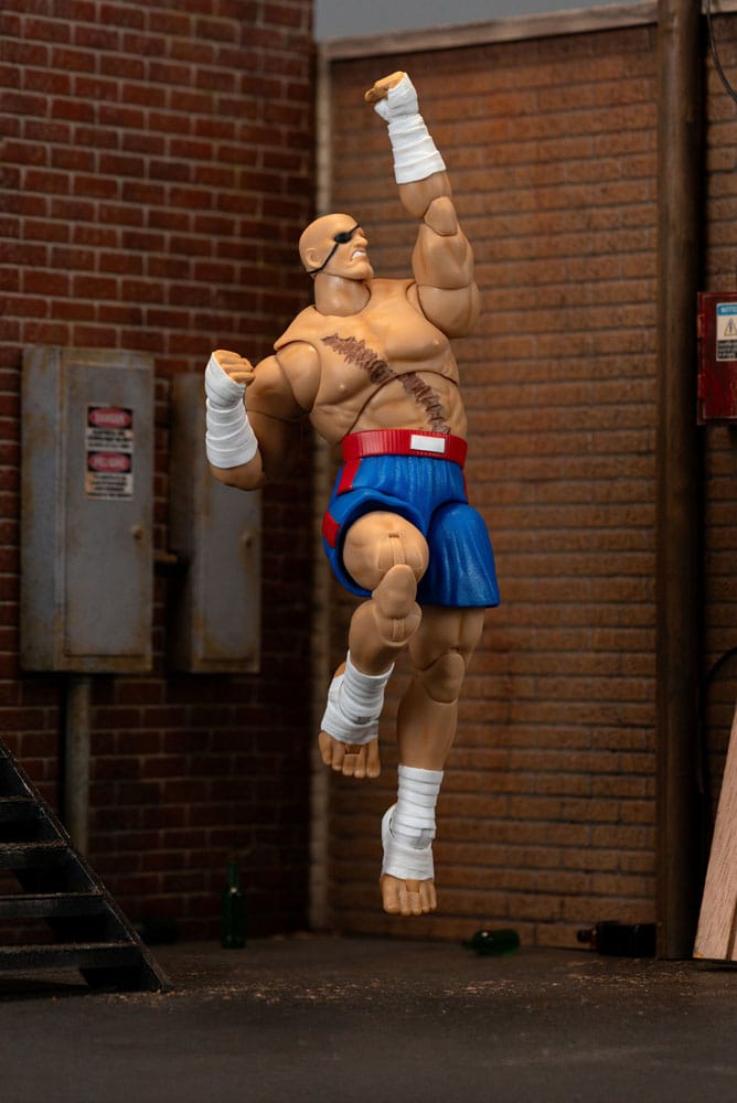 Ultra Street Fighter II The Final Challengers Action Figure 1/12 Sagat Jada Toys