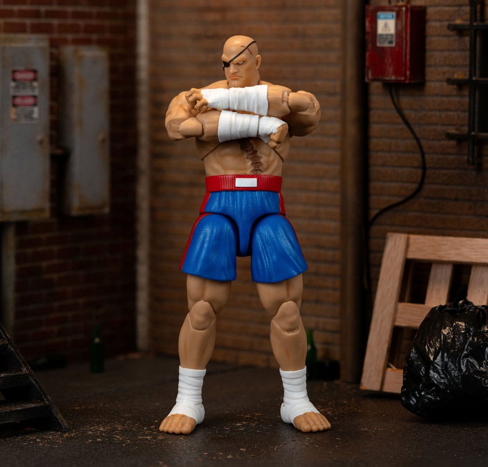 Ultra Street Fighter II The Final Challengers Action Figure 1/12 Sagat Jada Toys