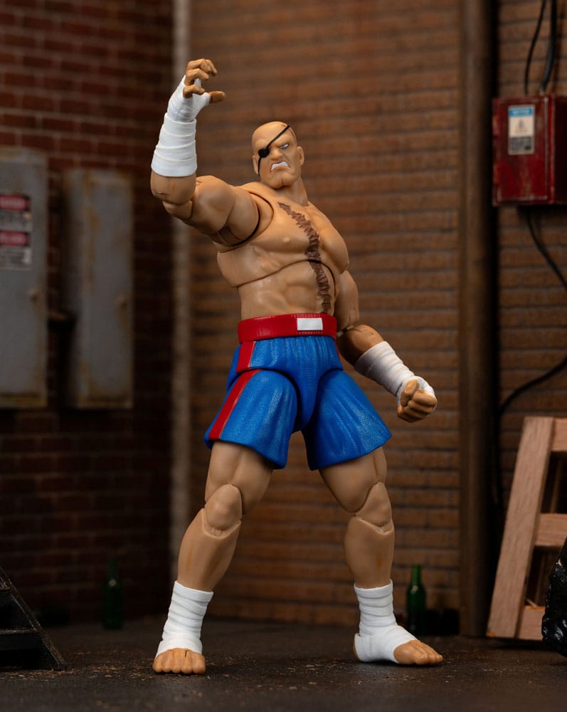 Ultra Street Fighter II The Final Challengers Action Figure 1/12 Sagat Jada Toys