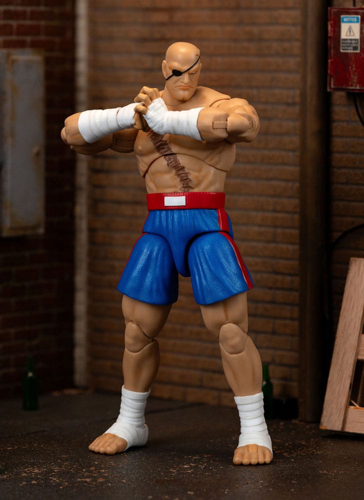 Ultra Street Fighter II The Final Challengers Action Figure 1/12 Sagat Jada Toys