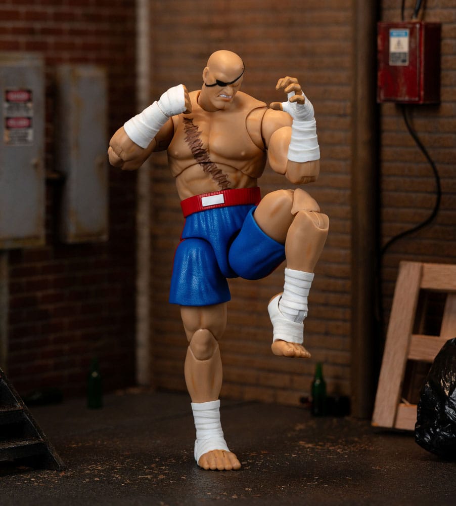Ultra Street Fighter II The Final Challengers Action Figure 1/12 Sagat Jada Toys