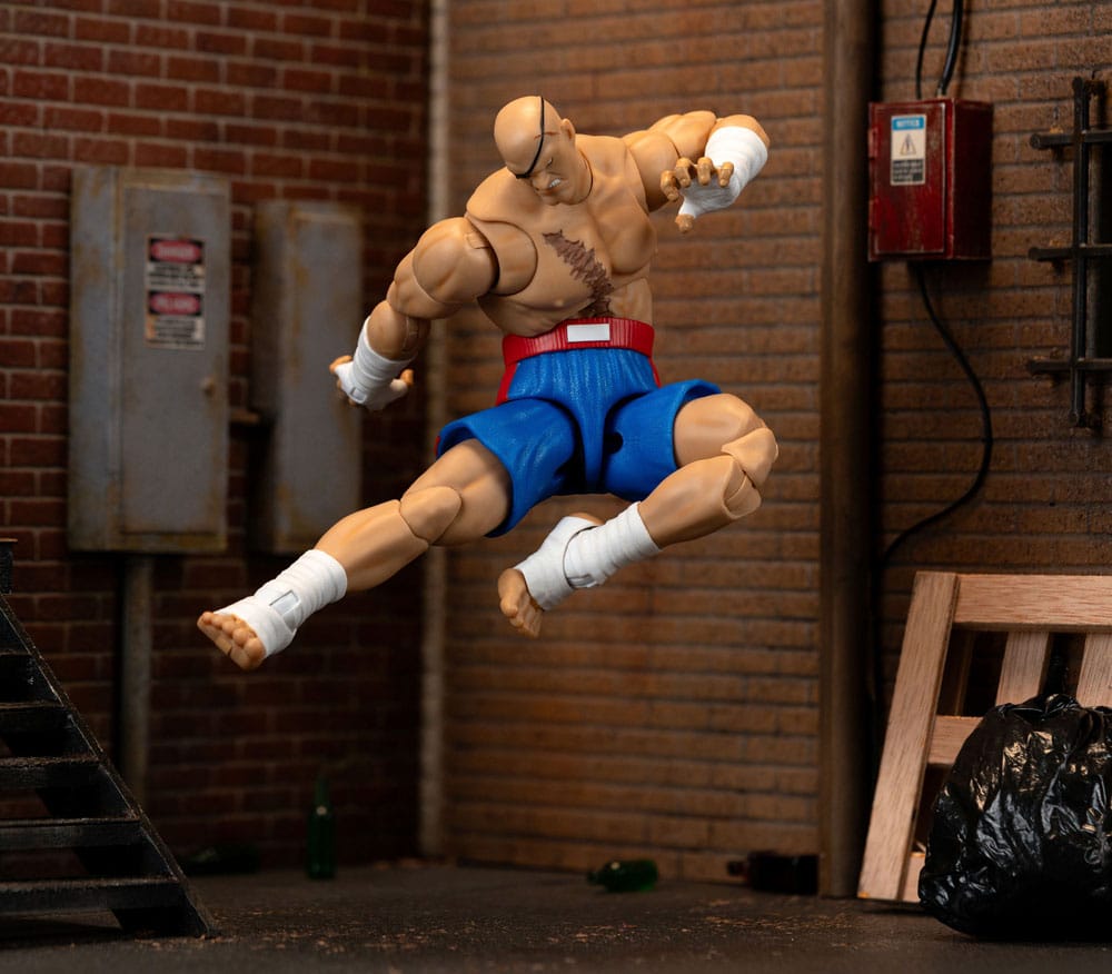Ultra Street Fighter II The Final Challengers Action Figure 1/12 Sagat Jada Toys