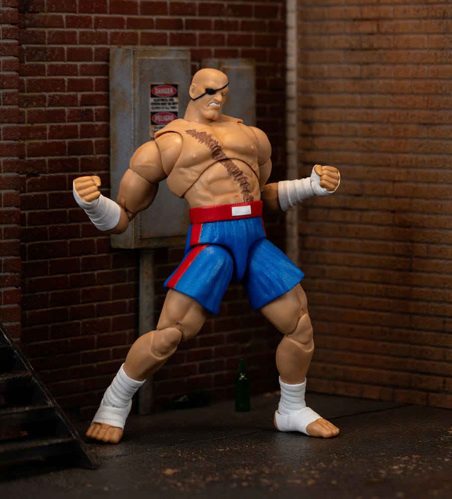 Ultra Street Fighter II The Final Challengers Action Figure 1/12 Sagat Jada Toys