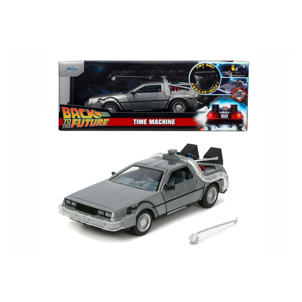 Back to the Future Diecast Model 1/24 Time Machine Model 1 Jada Toys
