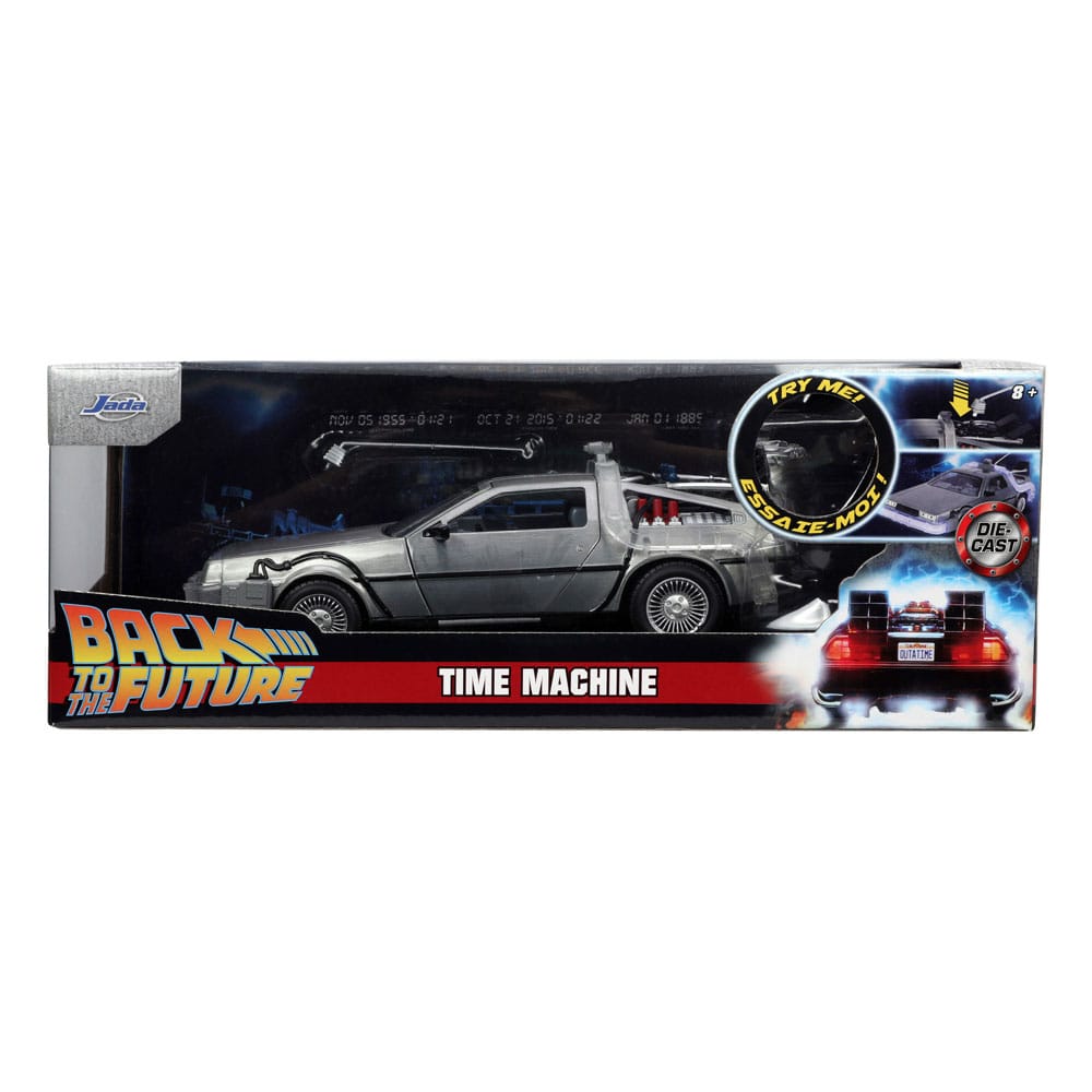 Back to the Future Diecast Model 1/24 Time Machine Model 1 Jada Toys