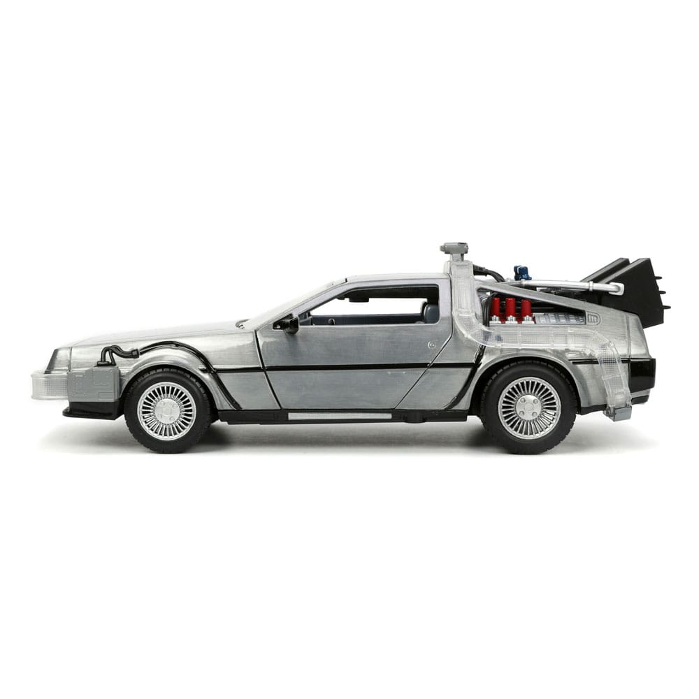 Back to the Future Diecast Model 1/24 Time Machine Model 1 Jada Toys