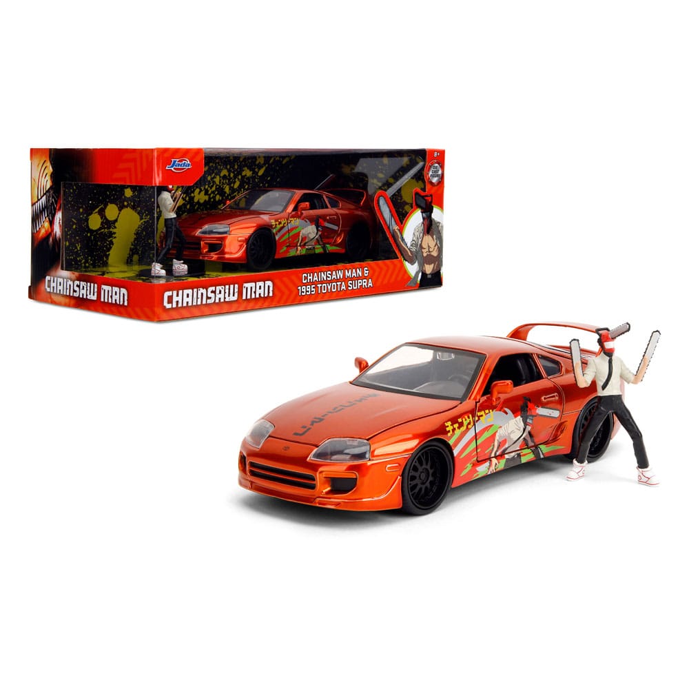 Chainsaw Man Diecast Model 1/24 1995 Toyota Supra Jada Toys