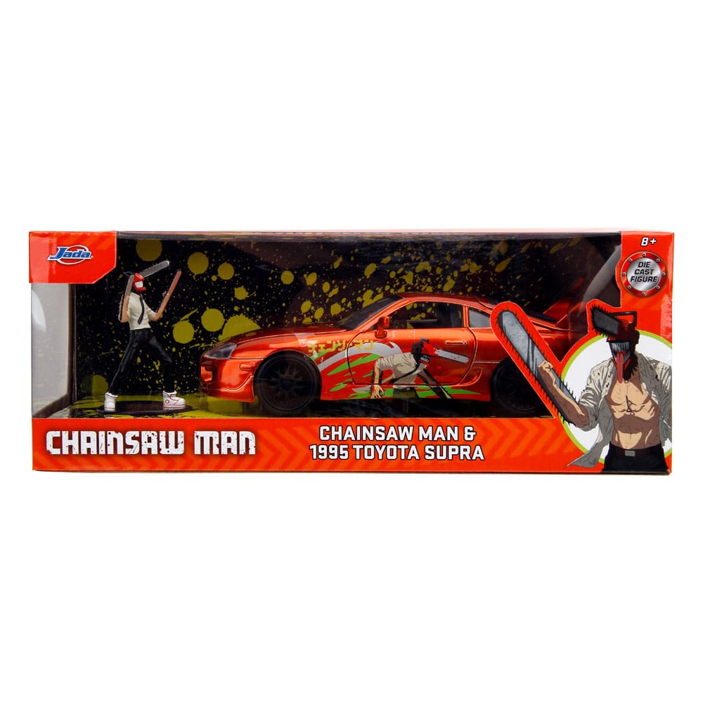 Chainsaw Man Diecast Model 1/24 1995 Toyota Supra Jada Toys