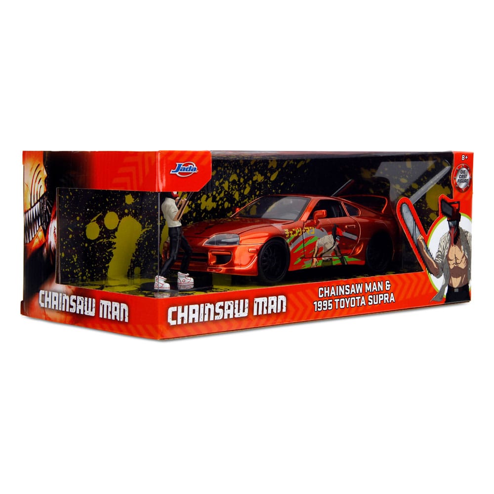 Chainsaw Man Diecast Model 1/24 1995 Toyota Supra Jada Toys